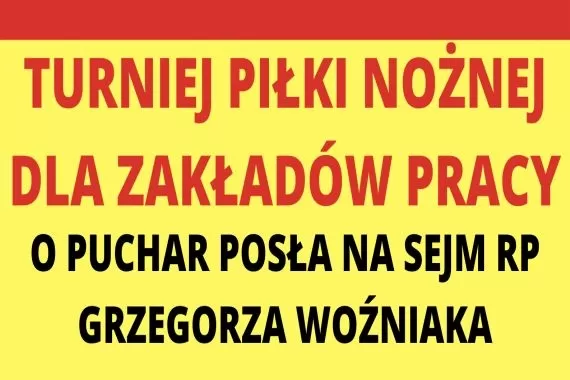 O puchar posła Woźniaka. O niemal metrowe trofeum! - Zdjęcie główne